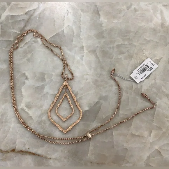 Kendra Scott Rose Gold Layered Necklace - Picture 1 of 1